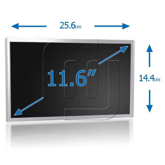 11.6 inch LCD Scherm 1366x768 Glans 40Pin