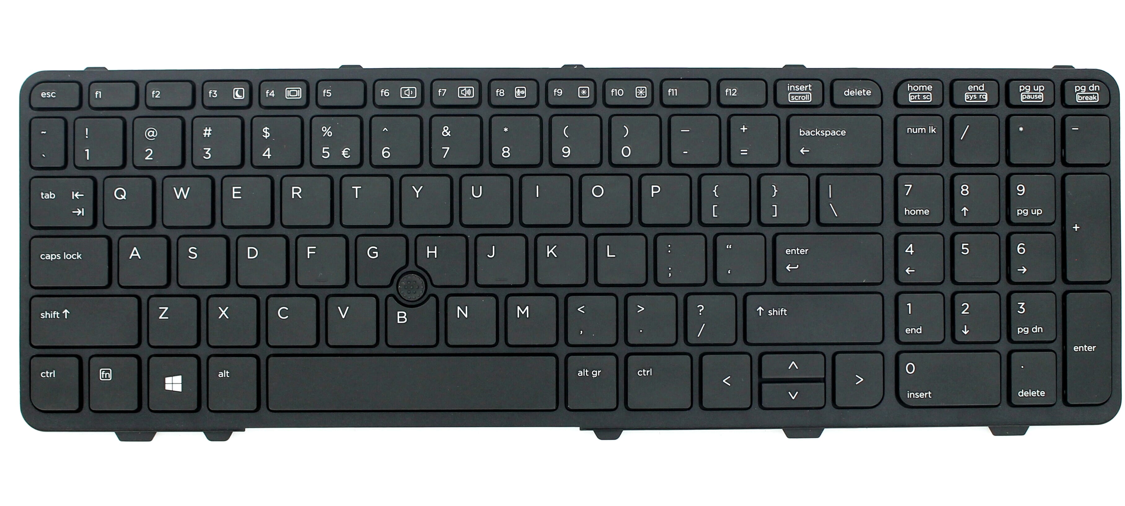 HP Laptop Toetsenbord Qwerty US + Trackpoint