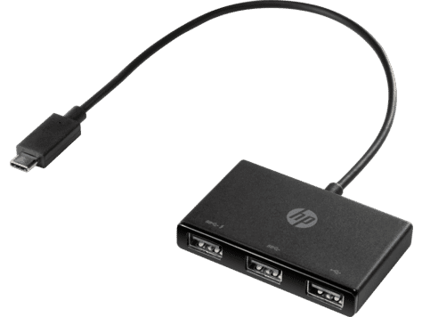 HP USB-C to 3 USB-A Hub