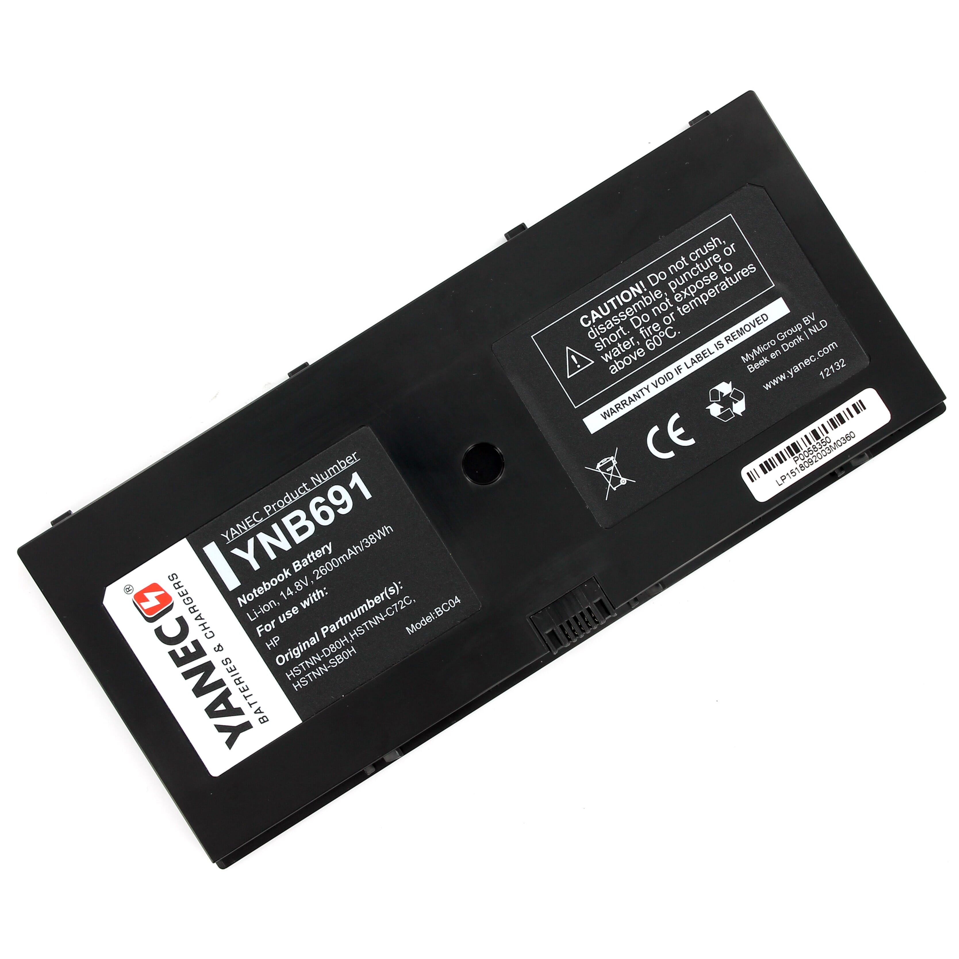 Yanec Laptop Accu 2600mAh