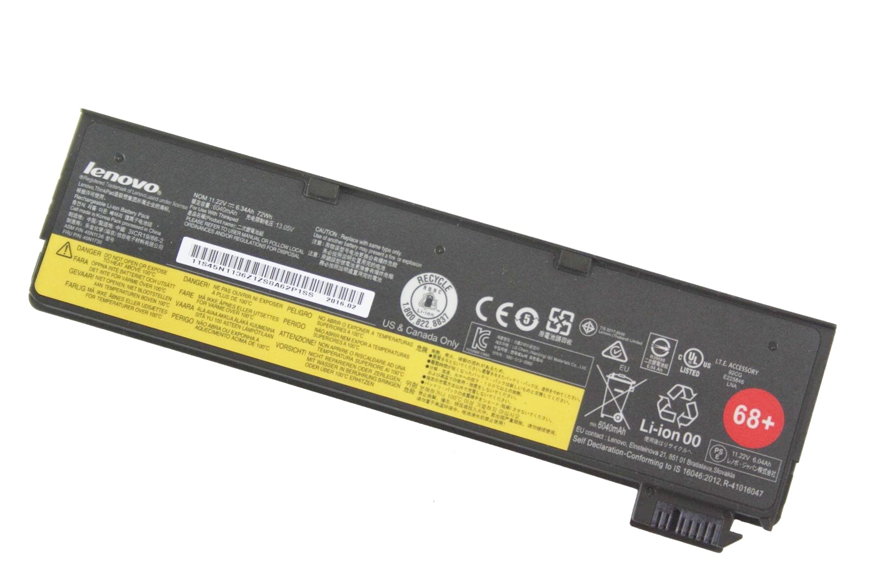 Lenovo Laptop Accu 68+ 6300mAh