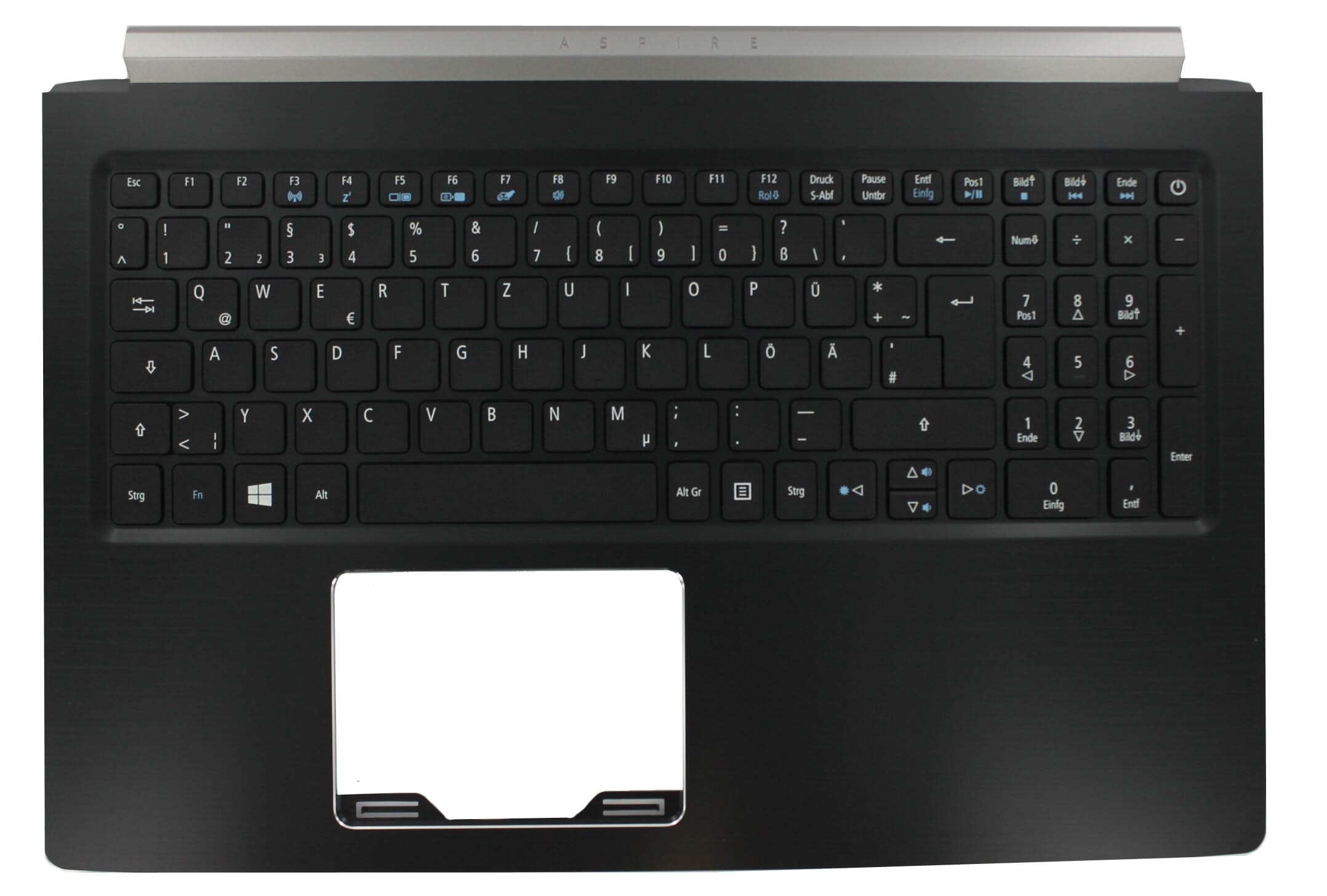 Acer Laptop Toetsenbord Qwertz DE + Top Cover