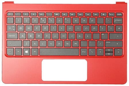 HP Laptop Toetsenbord Qwerty US + Top Cover - Rood