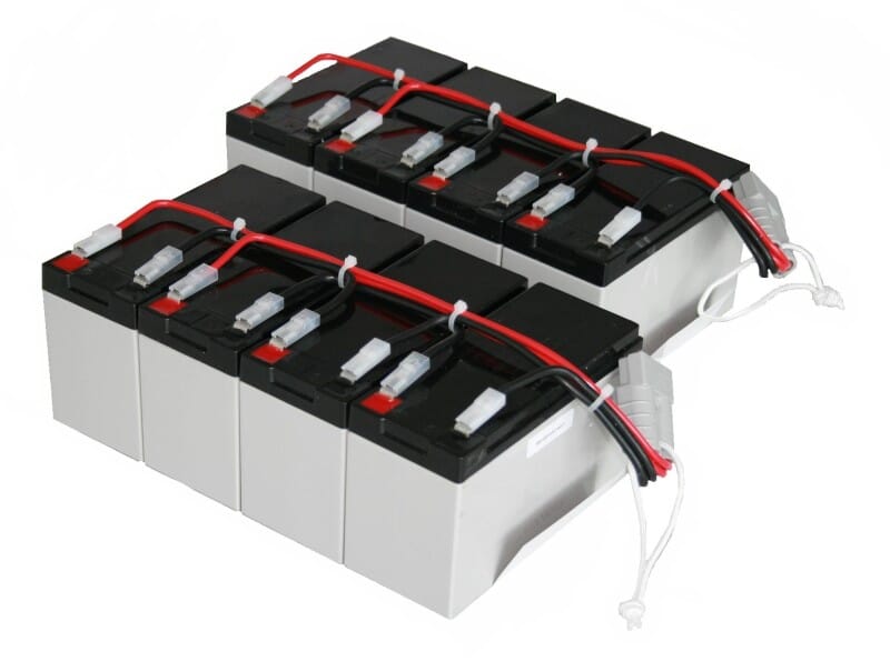 Vervangingsbatterij Cartridge RBC12 (incl. Kabels)