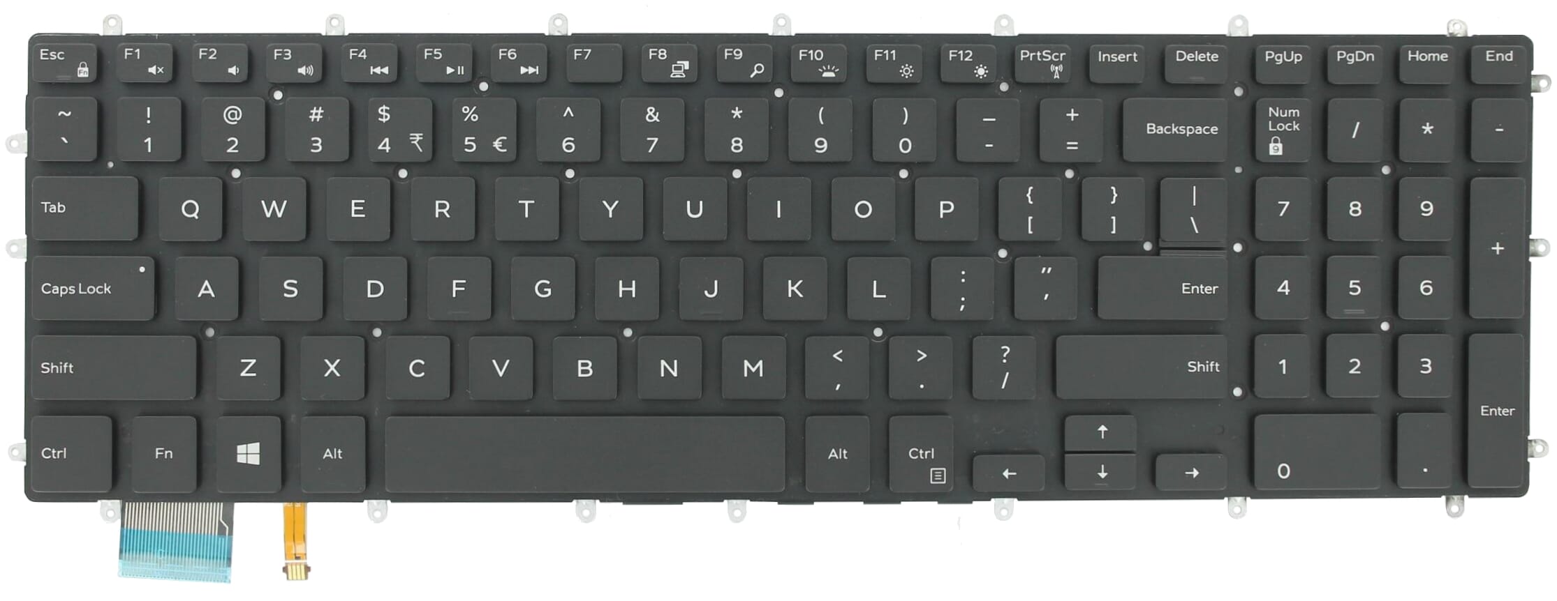 Dell Laptop Toetsenbord Qwerty US