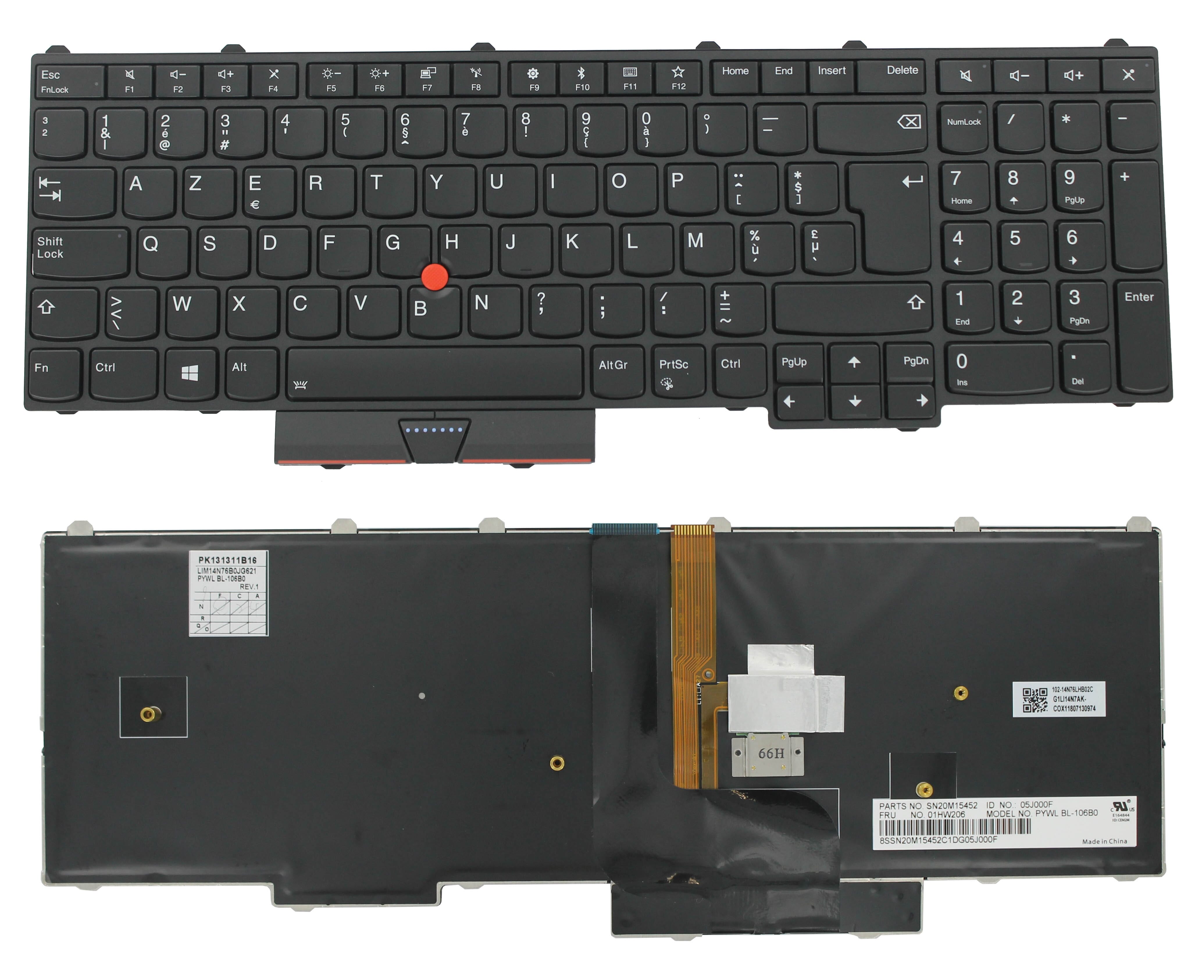 Lenovo Laptop Toetsenbord Azerty BE