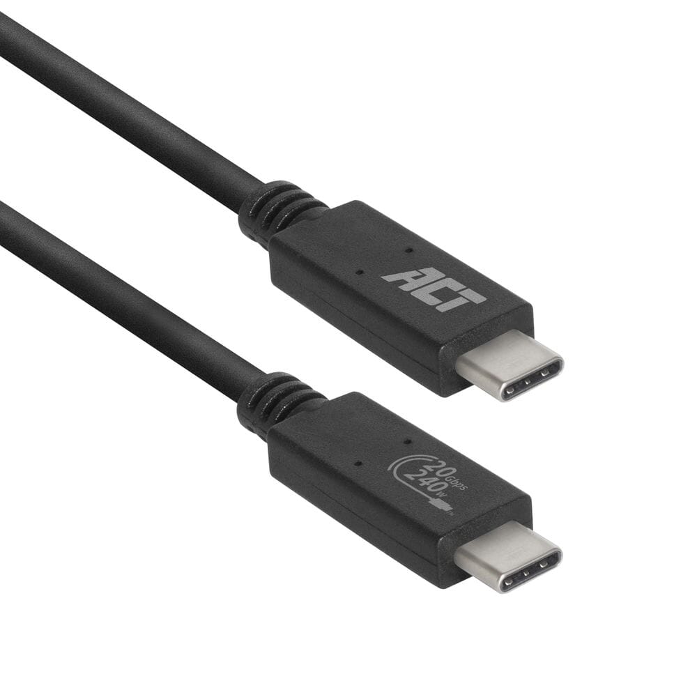 ACT USB4� 20Gbps aansluitkabel C male - C male 1 m USB-IF