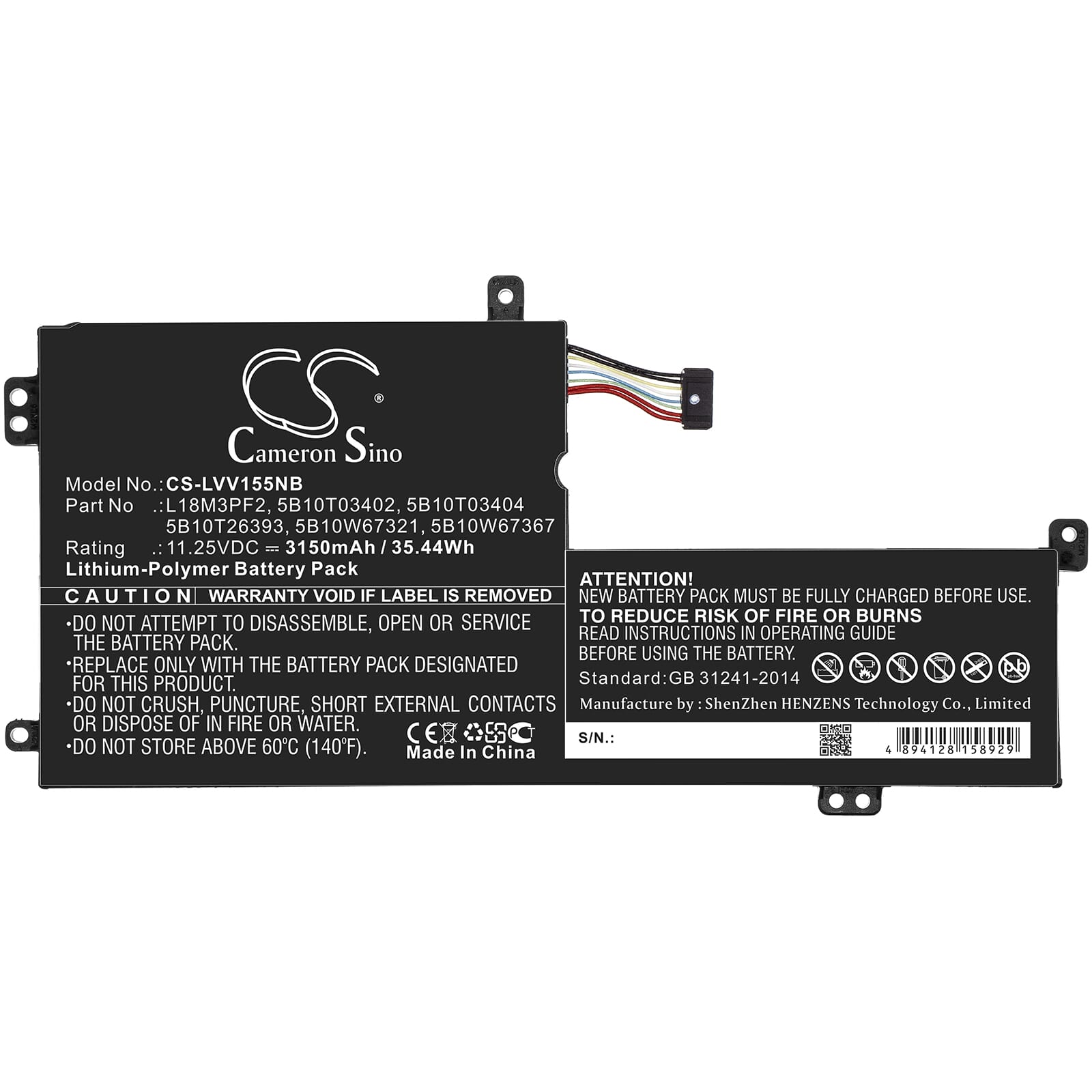 Laptop Accu 3150mAh