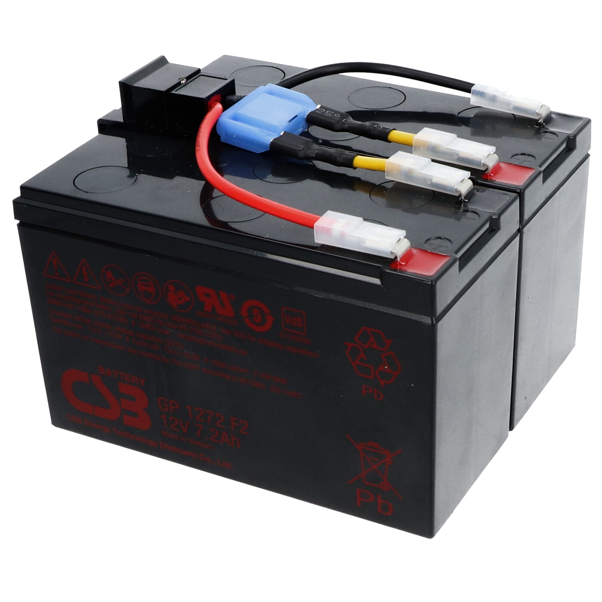 CSB UPS Batterij Vervangingsset RBC48 (incl. Kabels)