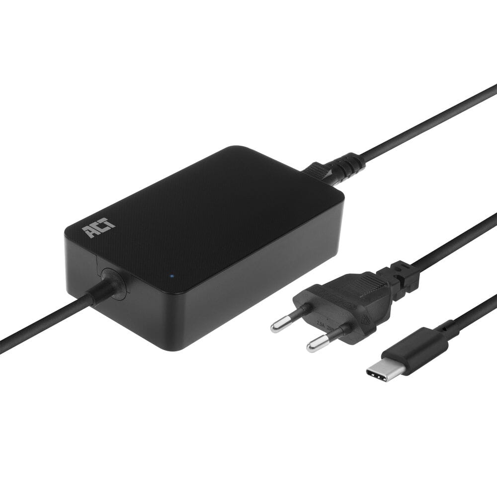 ACT USB-C laptoplader met Power Delivery profielen 65W