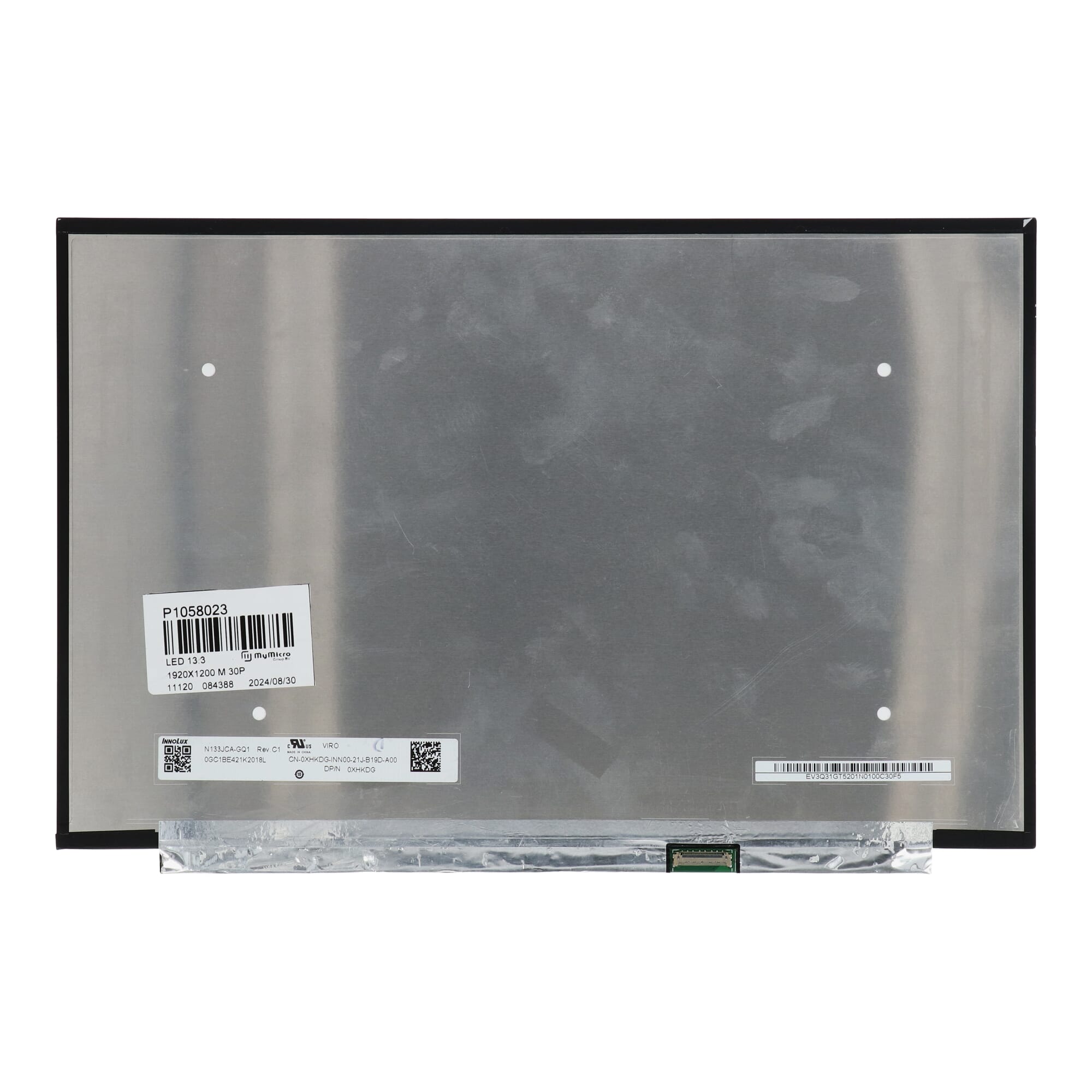 13.3 inch LCD Scherm 1920x1200 Mat 30Pin eDP, IPS for Dell