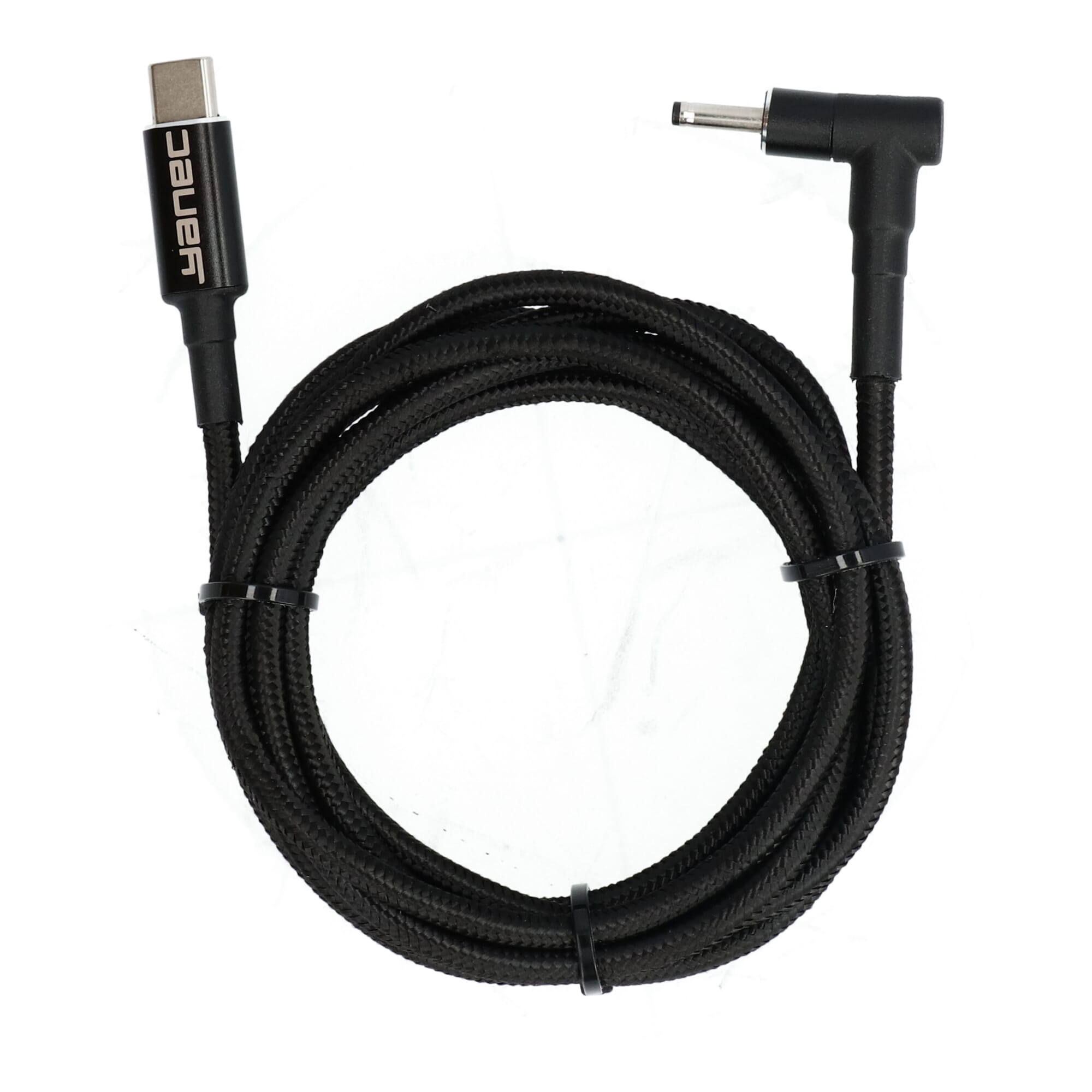 Yanec USB-C naar 3.0 x 1.1 mm laadkabel 1.8m